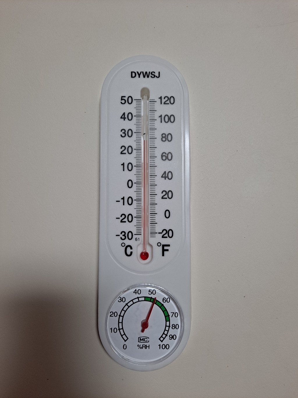 아날로그 온습도계