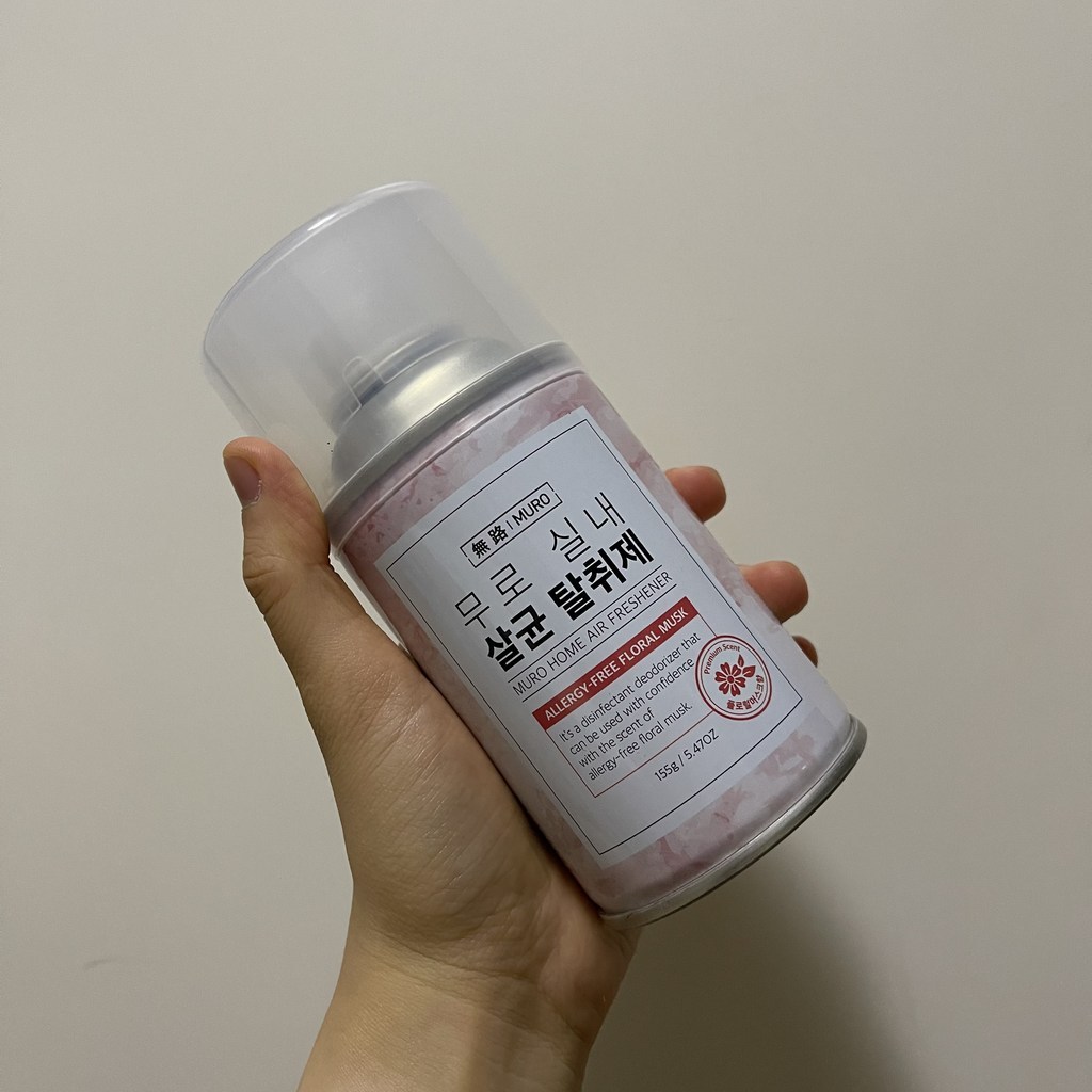 무로 실내 에어컨 살균 탈취제 플로럴머스크향