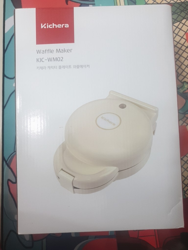 [쿠팡수입] 키체라 캐릭터 플레이트 와플메이커 베이지
