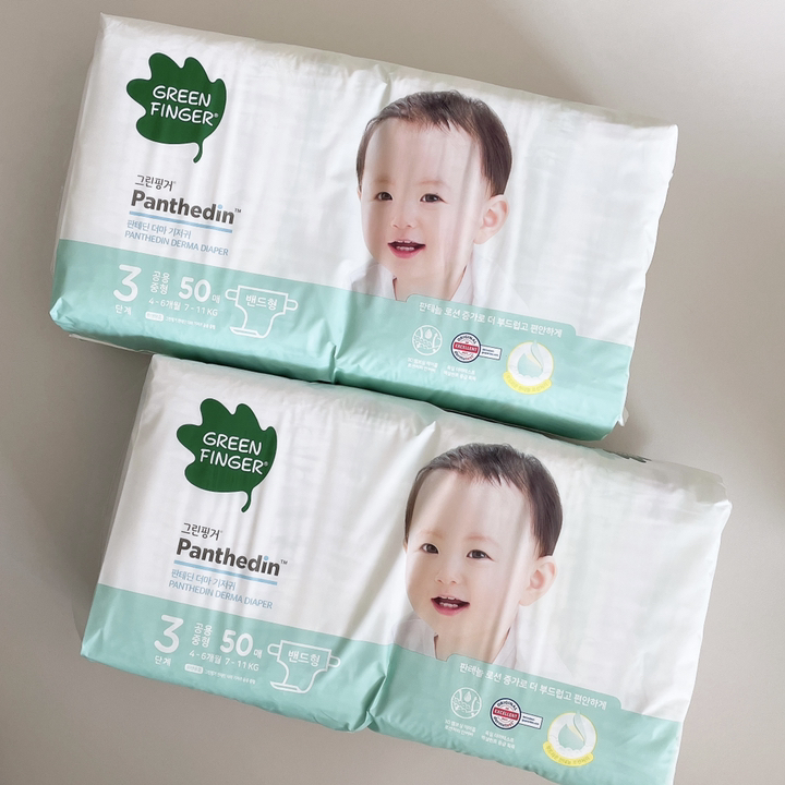 그린핑거 판테딘 더마 밴드형 기저귀 아동용 중형 3단계