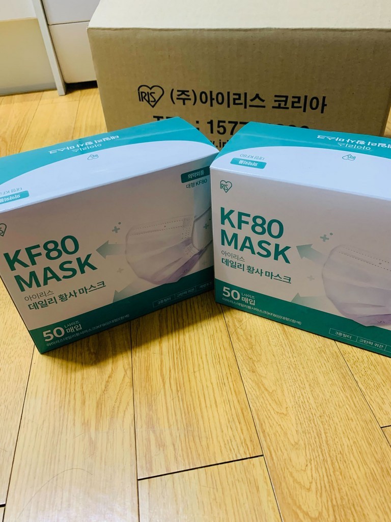 아이리스코리아 데일리 황사마스크 대형 KF80