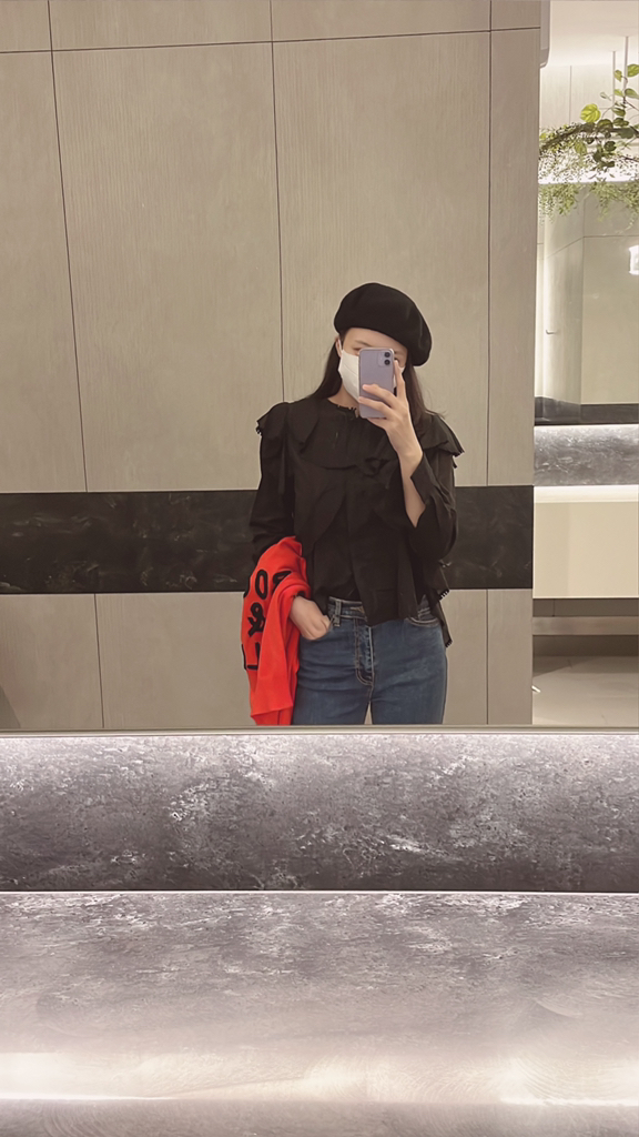 벤세르 여성용 베이직 울 베레모