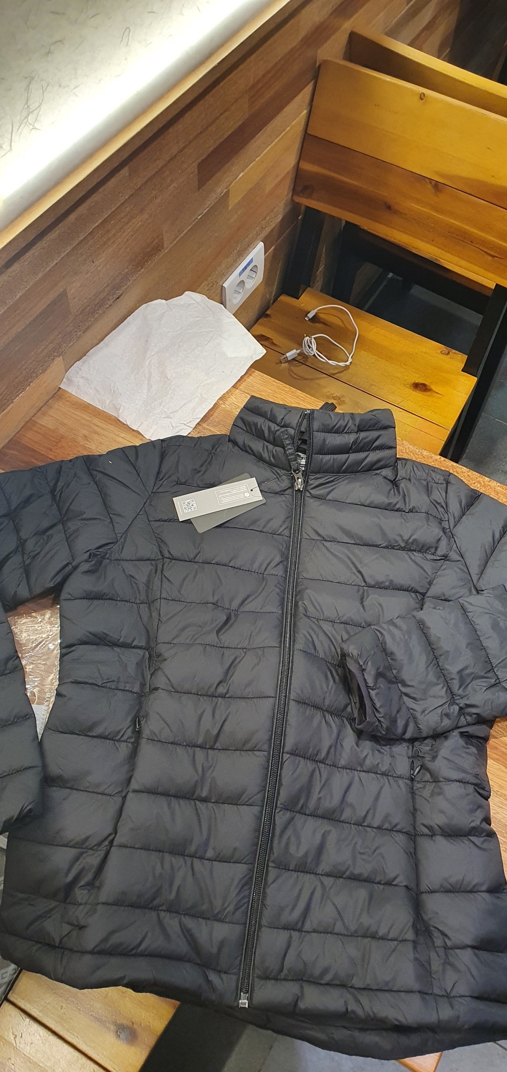 테슬라 패커블 웰론 경량 패딩 자켓 T-XKJ22