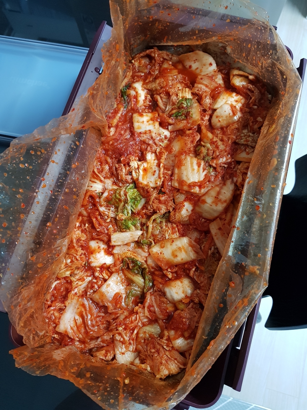 마을식품 썰은맛김치 HACC 국산배추 매콤한김치