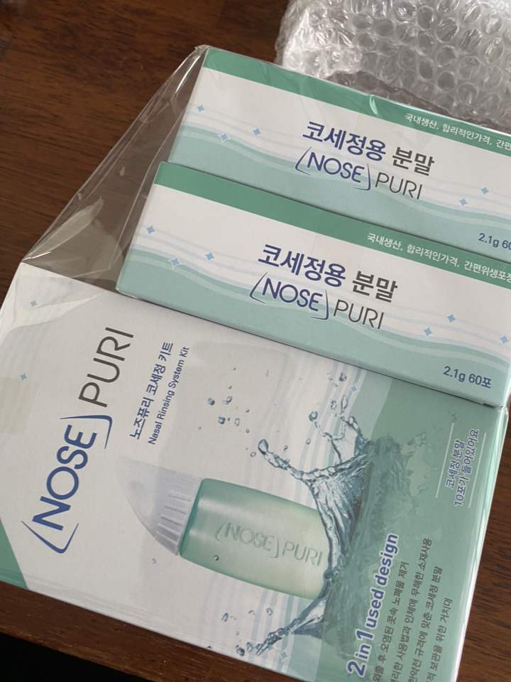 노즈퓨리 코세척기 세정용 분말 2개 리뷰후기