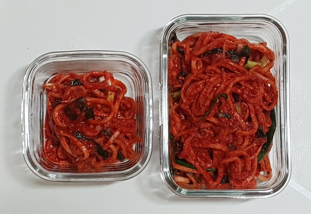 웅순네김치 무생채