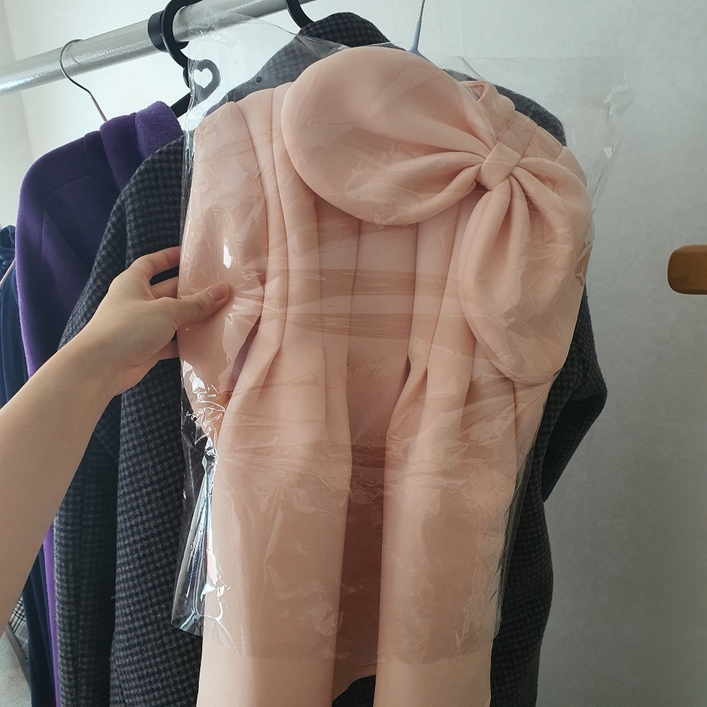 클로이클로젯 오마이핑크 네오플랜 리본 큐트 러블리 여아 가을 원피스 하객룩 촬영룩 데일리룩