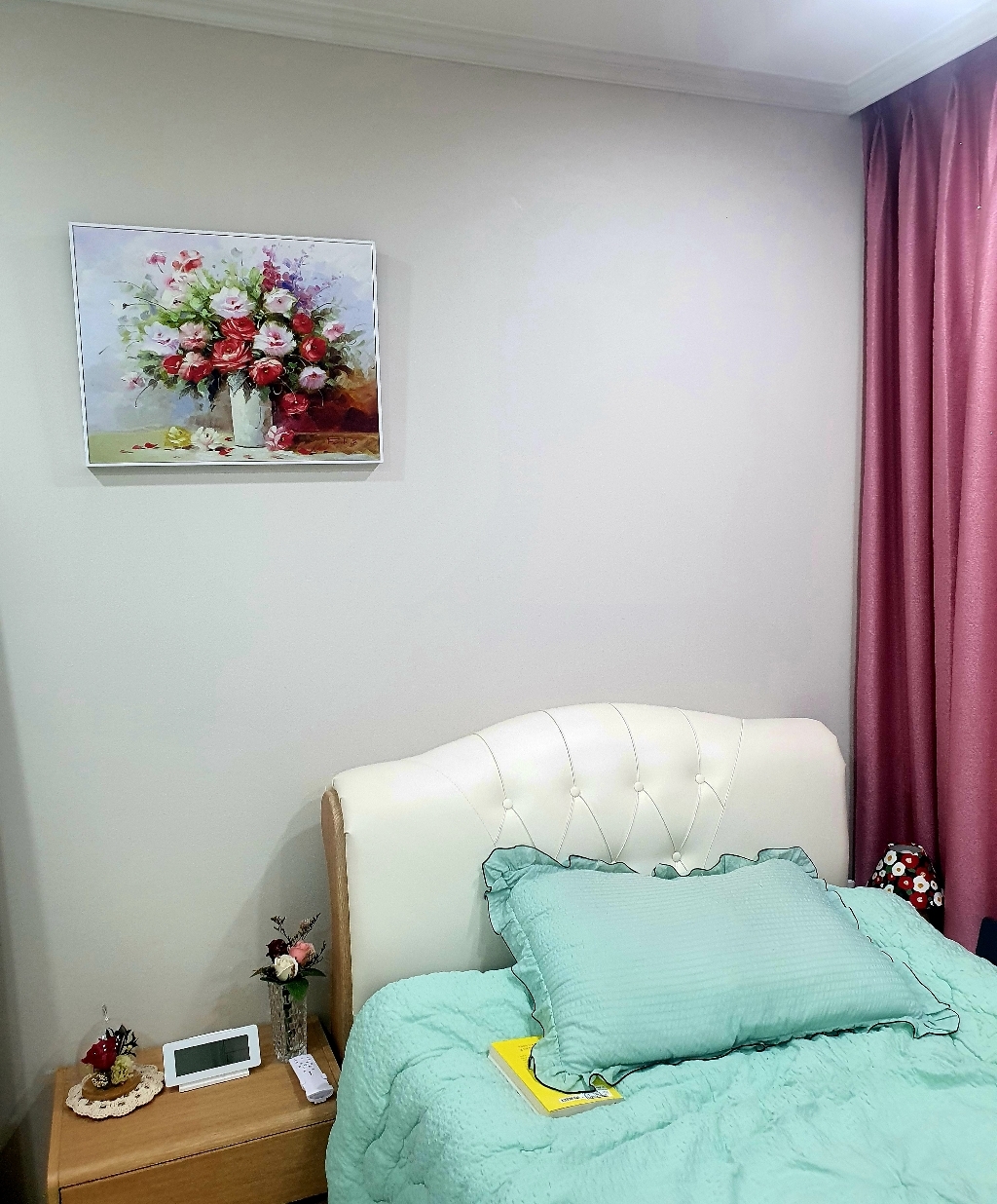 KNH ART 목단그림 행운 복들어오는 그림액자 개업선물 목련그림 목단그림WD0004