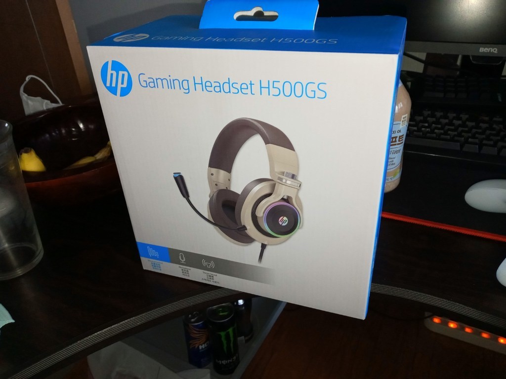 H 71채널 스테레오 서라운드 사운드 USB ED 게이밍 헤드셋 HS