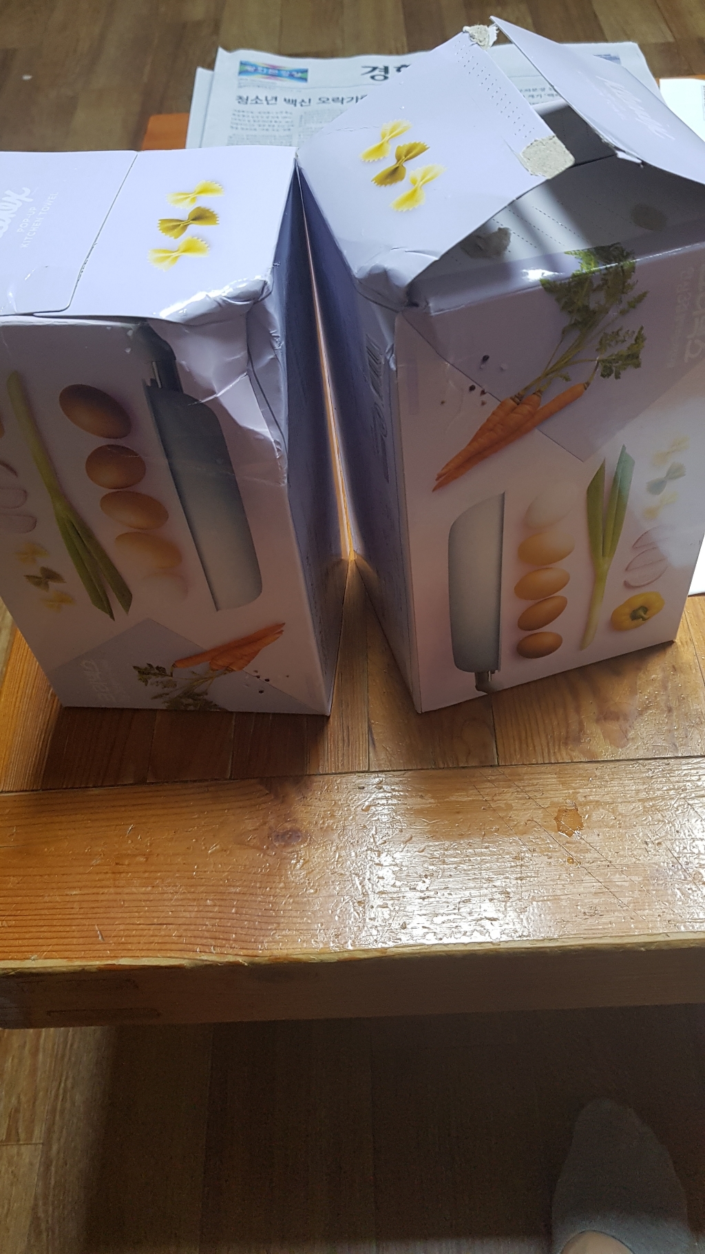 크리넥스 안심 3겹 뽑아쓰는 키친타올 140매