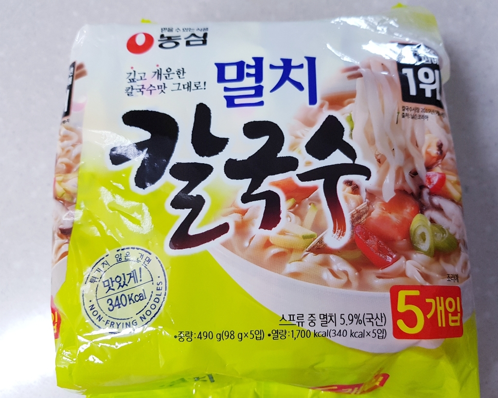 농심 멸치 칼국수