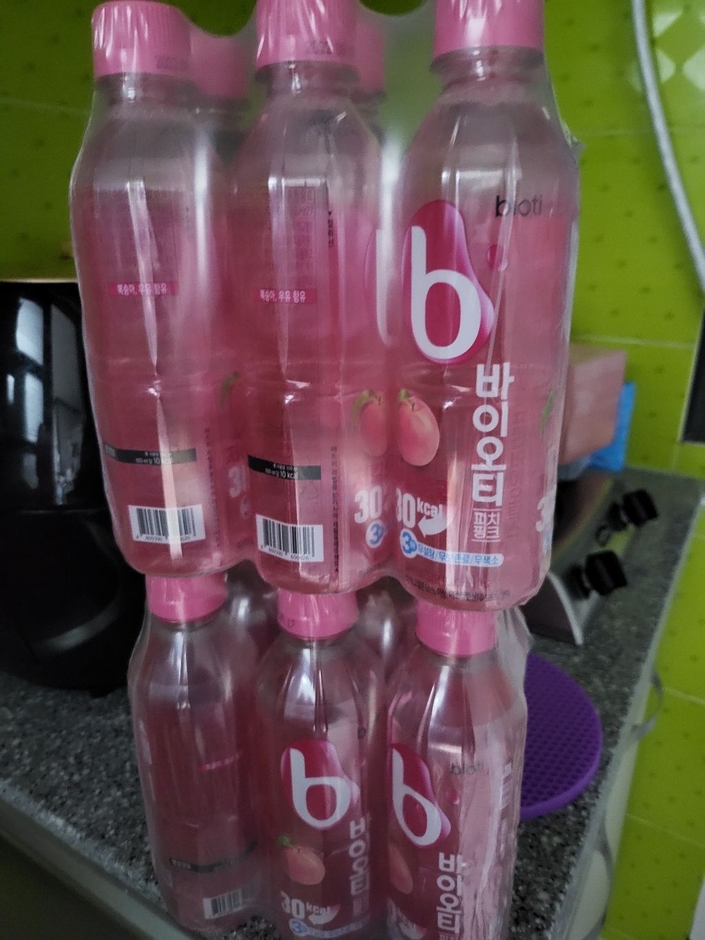 바이오티 마시는 프리바이오틱스 피치핑크