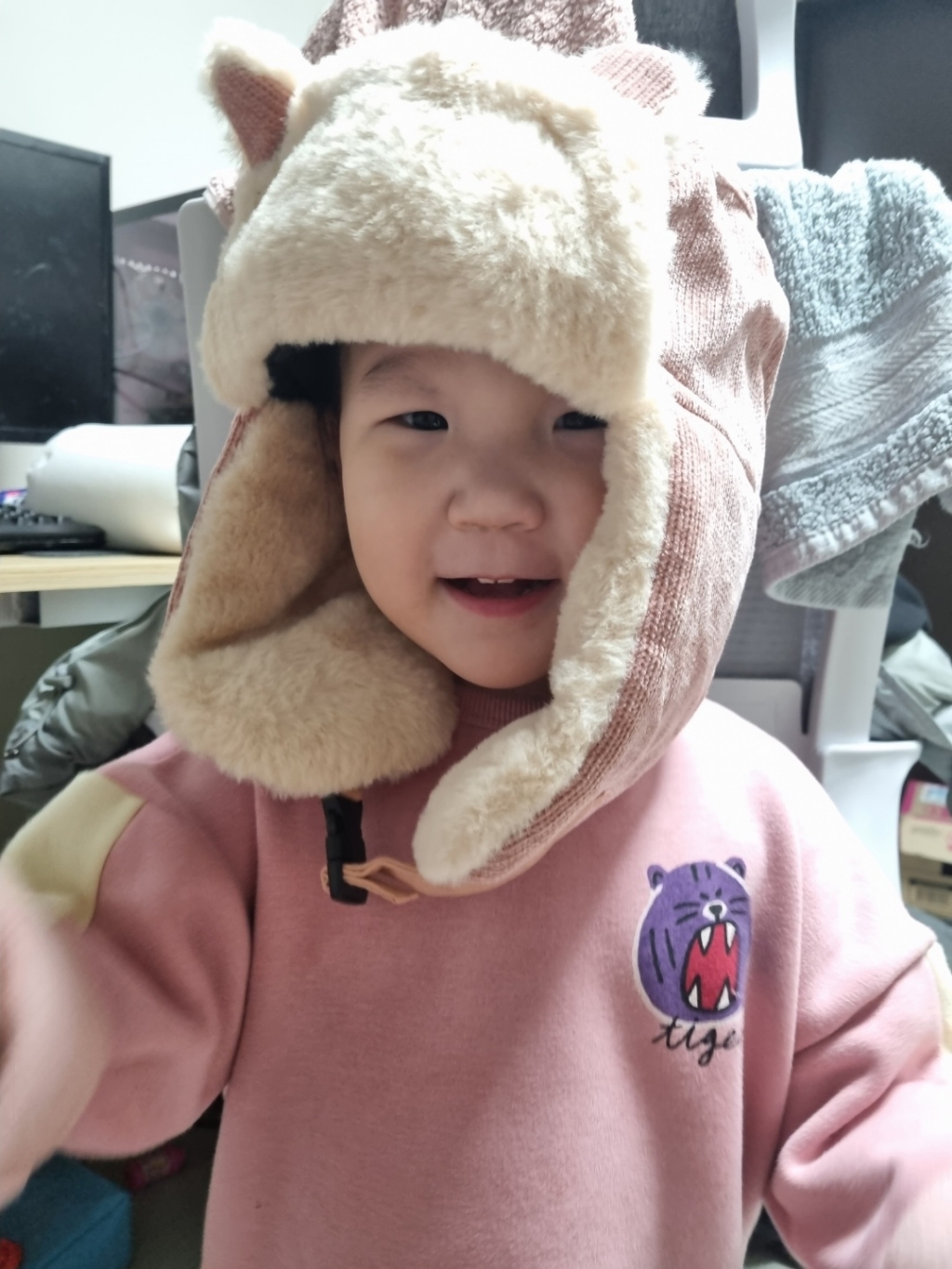 잘사꼼마켓 토끼 군밤 장수 모자