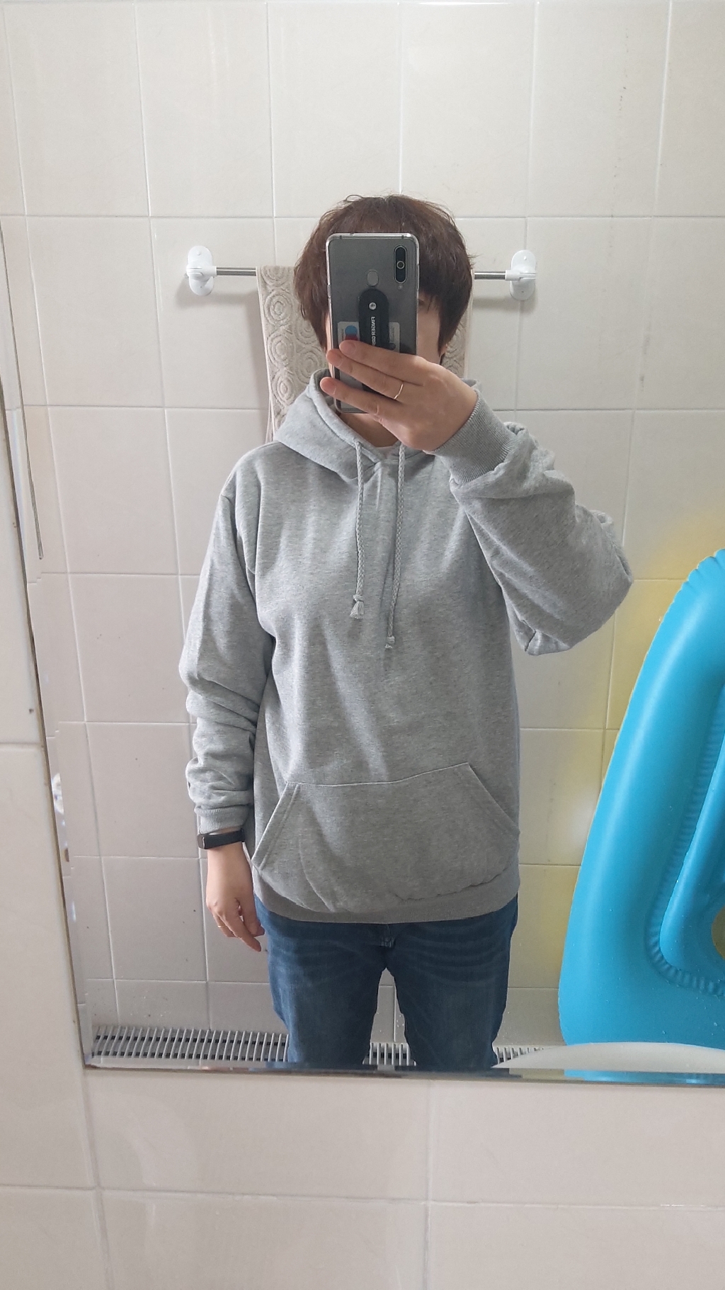 2장묶음 데일리 특양면 기모 후드티