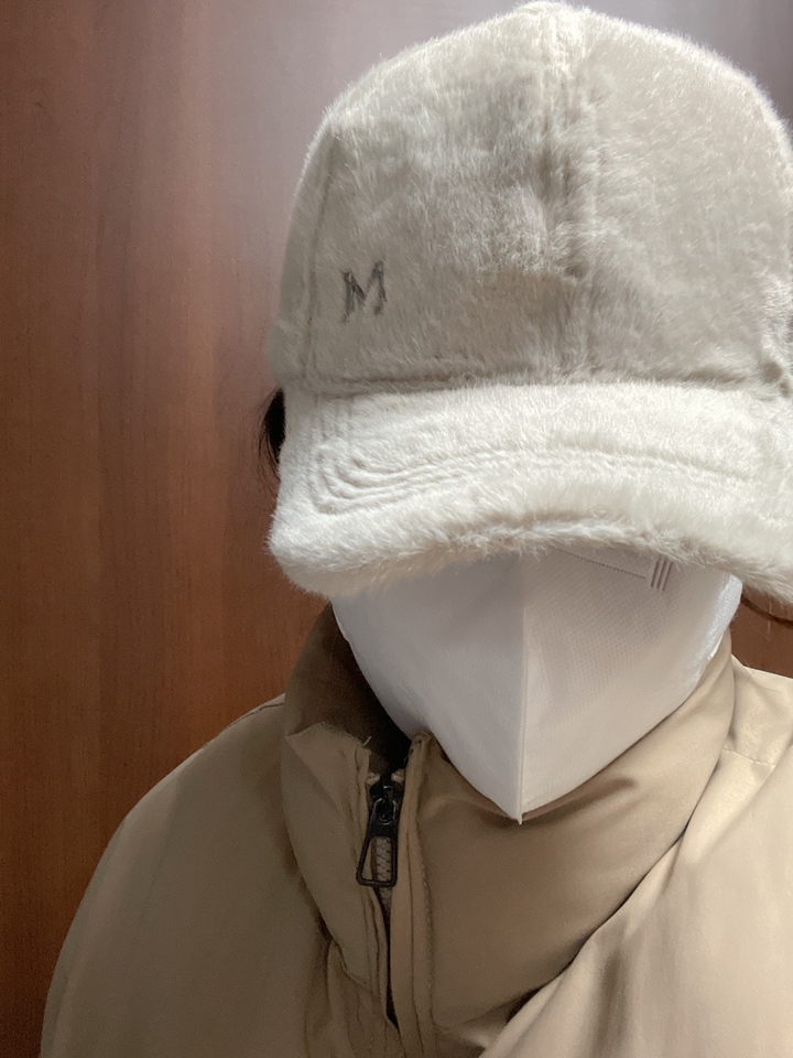 볼캡 겨울 따뜻한 골프 모자 힙스터 퍼 밍크 플리스 털 캡모자 야구모자 프리사이즈 벨크로 조절가능 학생모자 커플모자