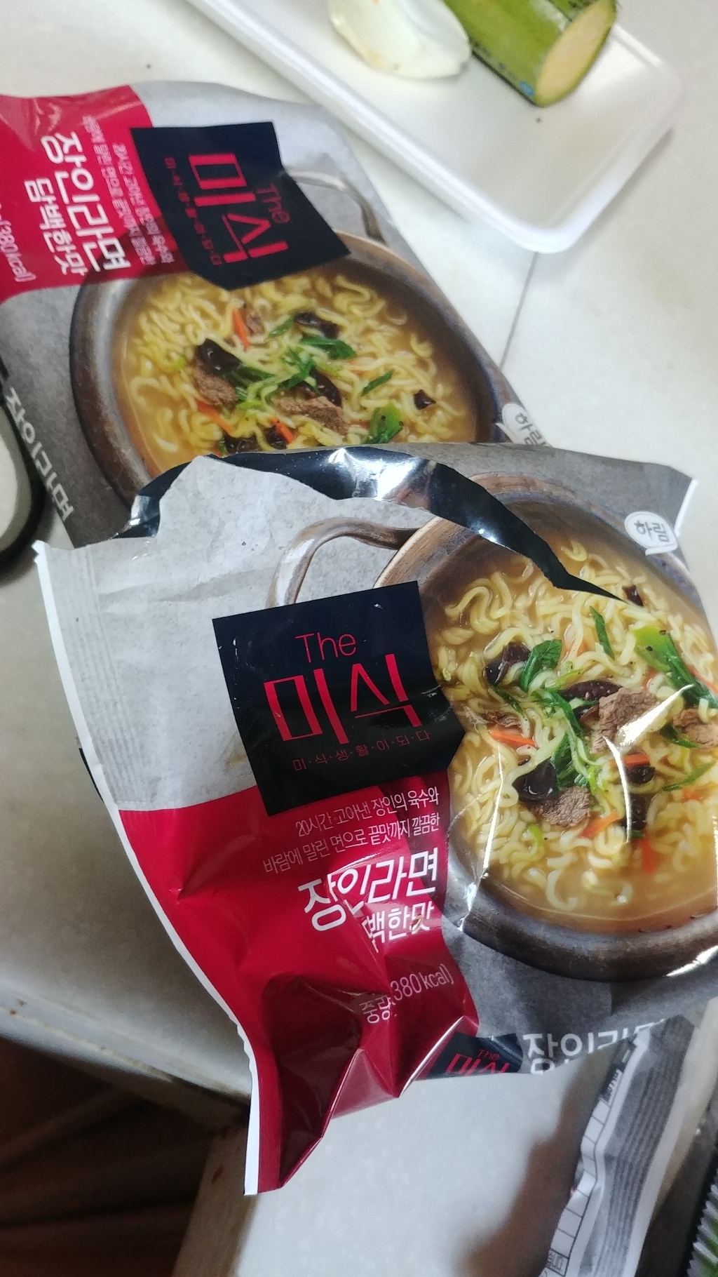 The미식 장인라면 얼큰한맛   담백한맛