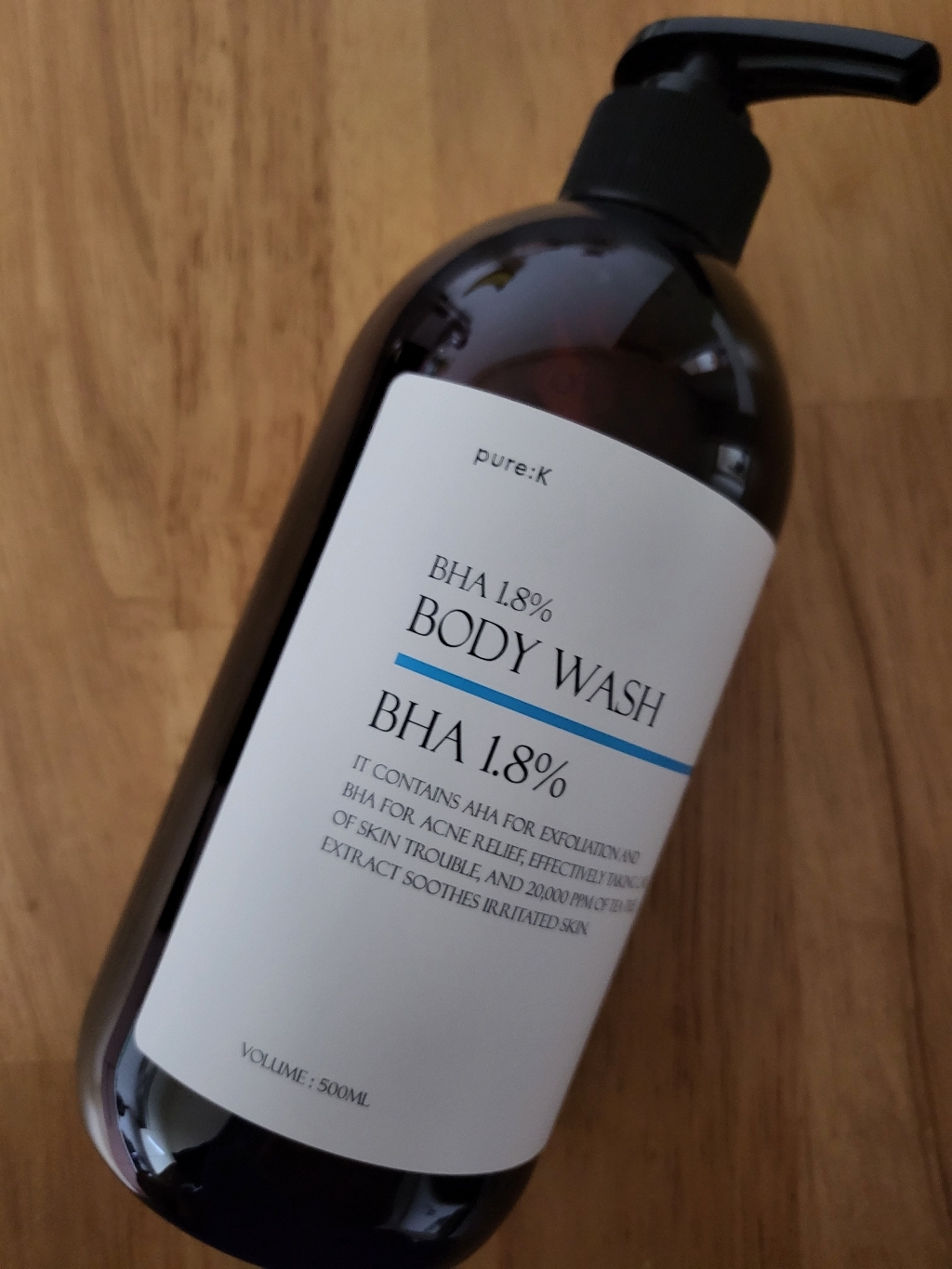 퓨어케이 식약처 기능성 BHA 1 바디워시