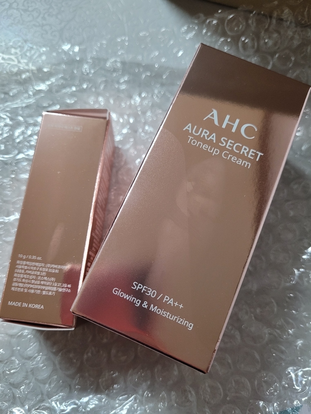 AHC 아우라 시크릿 톤업크림 리뷰 후기