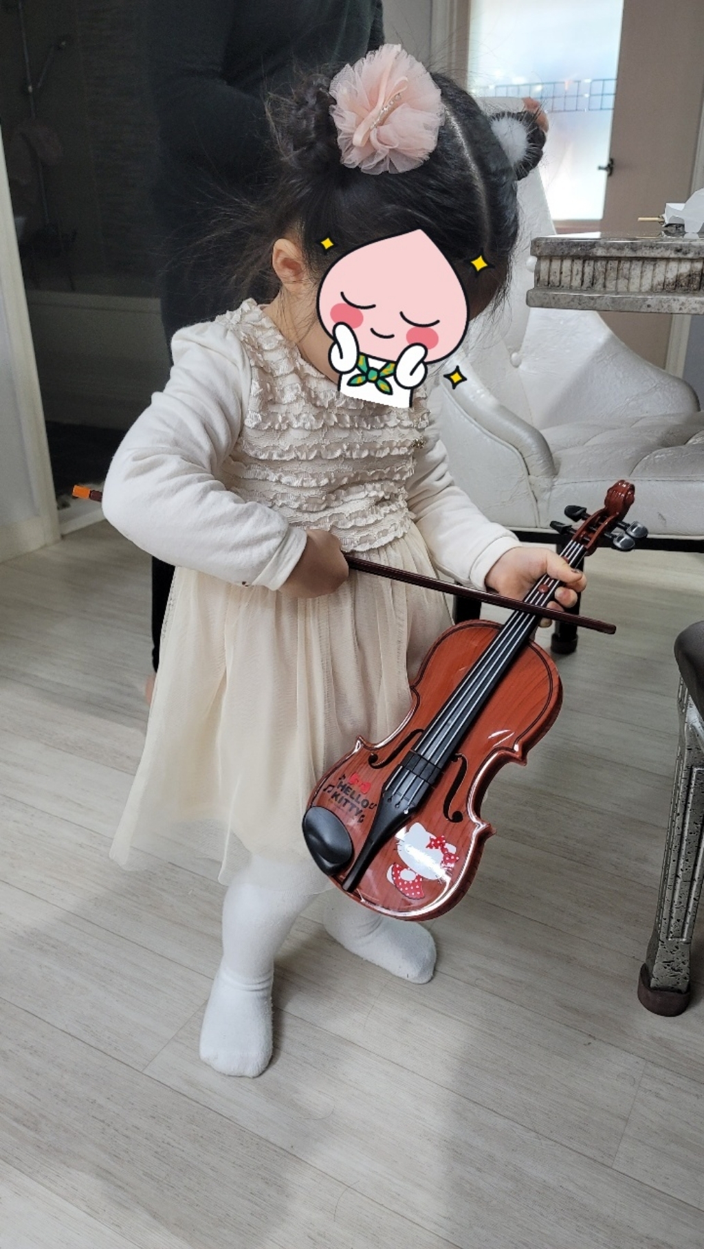 바니 헬로키티 바이올린