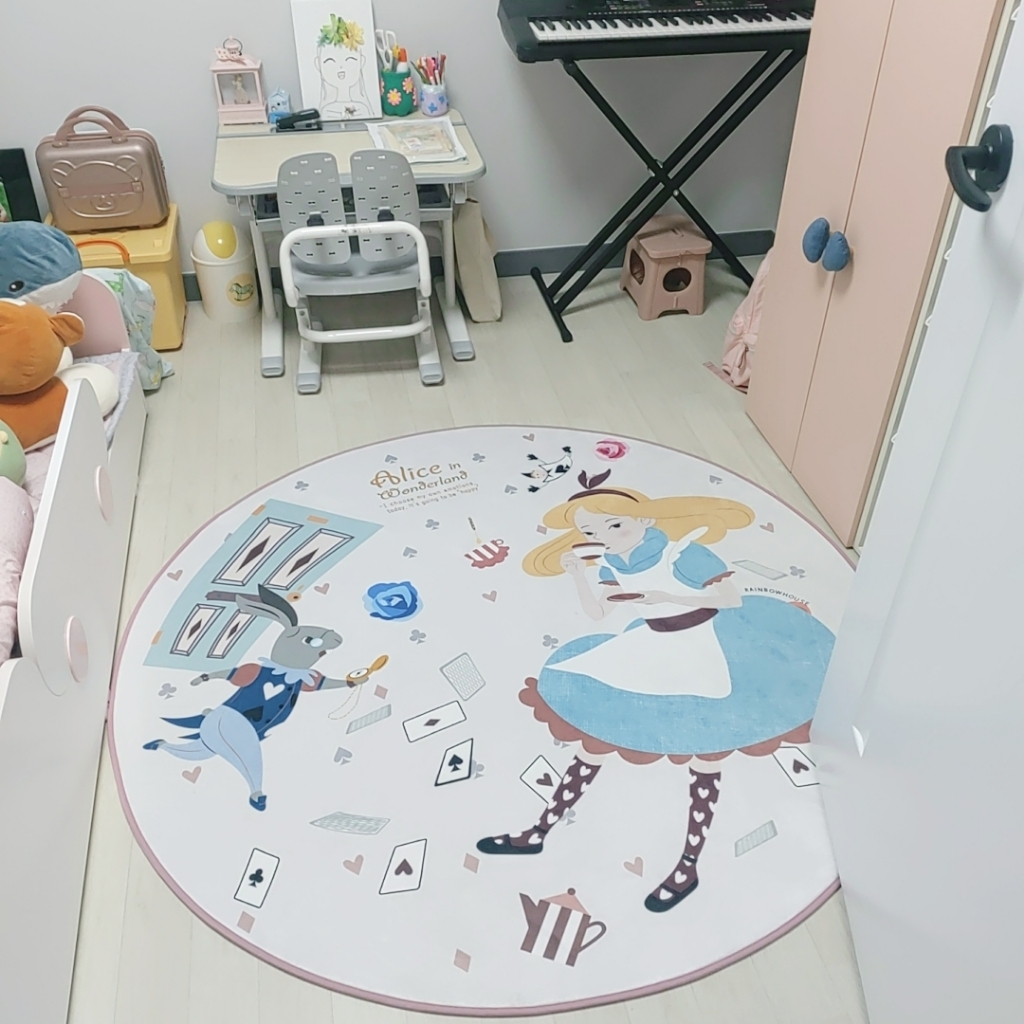 레인보우하우스 앨리스 원형 러그