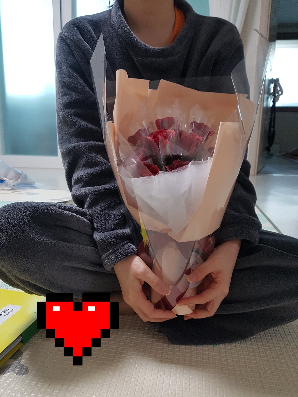 앨리플라워 조화 비누 장미 돈 꽃다발 리뷰후기