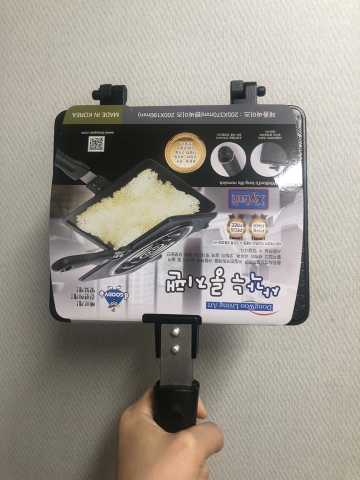 이지쿠커 사각누룽지 양면팬