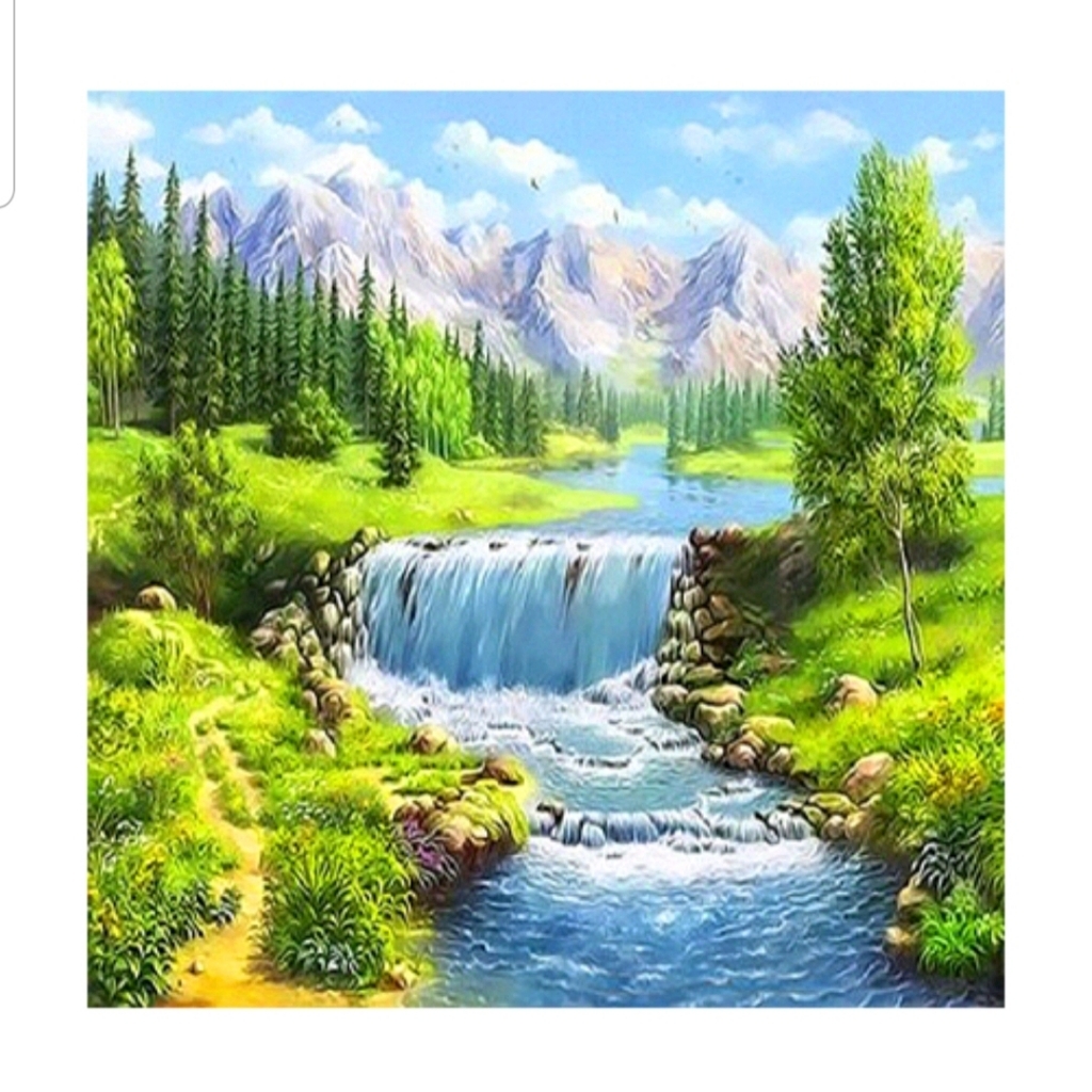피포페인팅 여름테마 시리즈 DIY 풍경화그리기 4050 Q3304