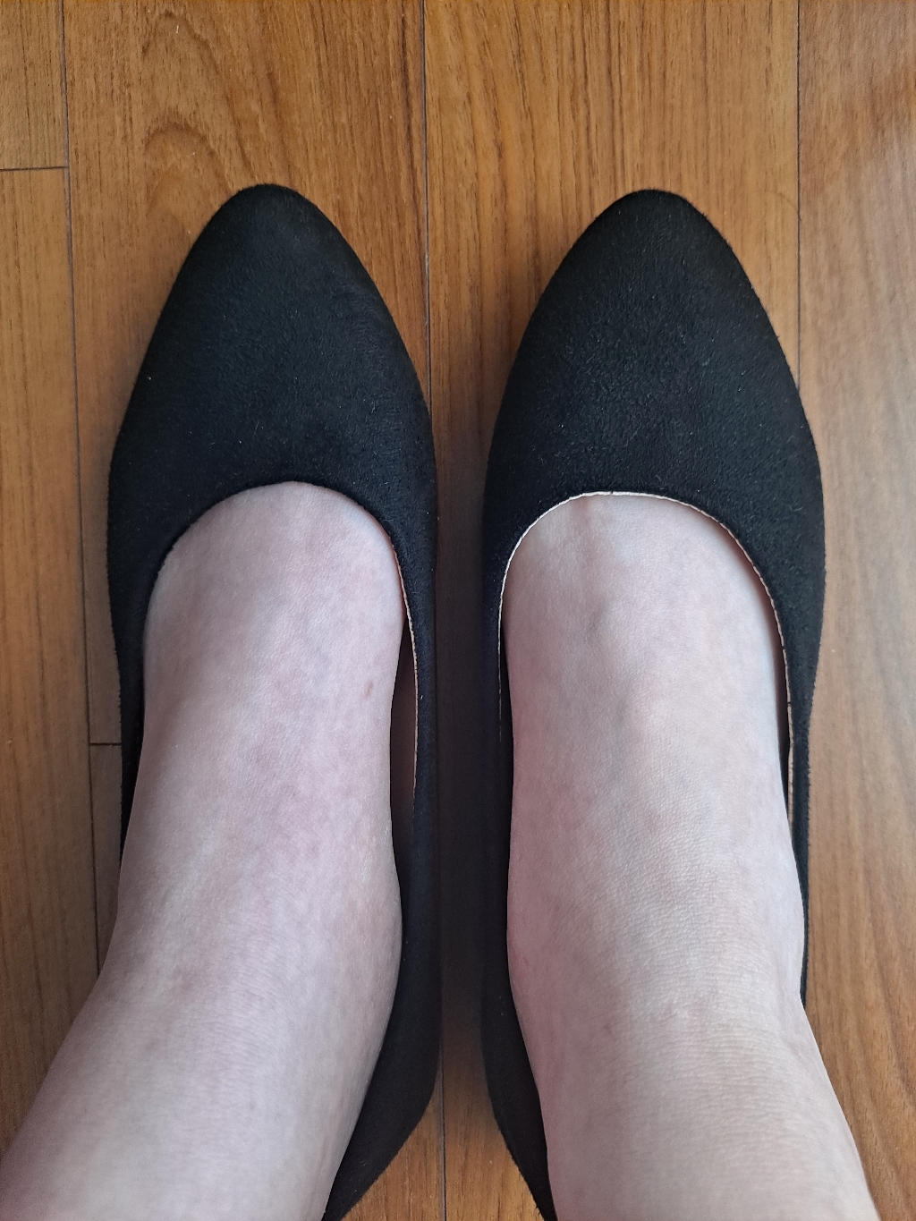 헤스티아 부드러운 스퀘어 플랫 단화