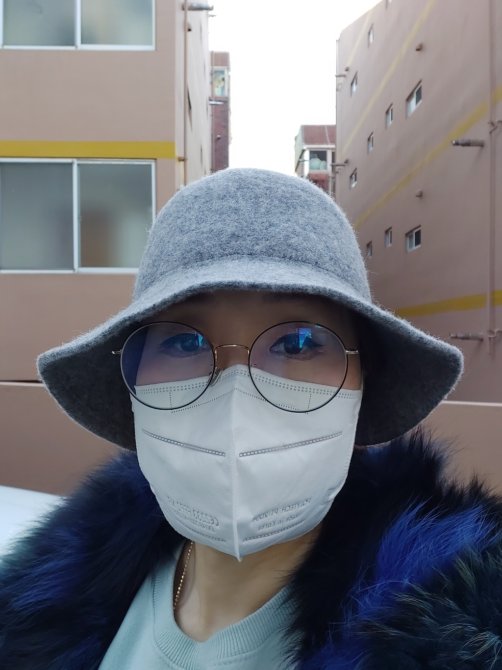 느와드코코 벨크로 넓은챙 울니트 캡 가을 겨울모자