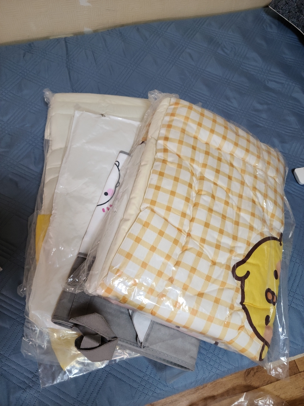 쉬즈홈 몰랑이 DT 순면 낮잠이불 형태베개 패드세트 베개솜 가방