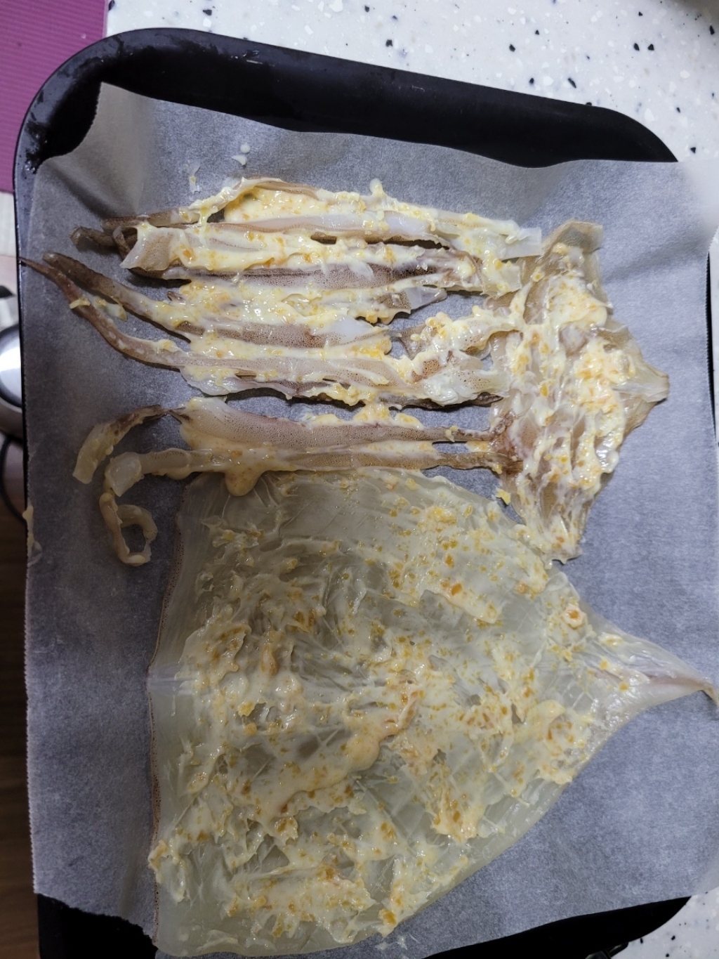 제주도 자연 해풍에 말린 반건조 오징어 준치 한치 10마리