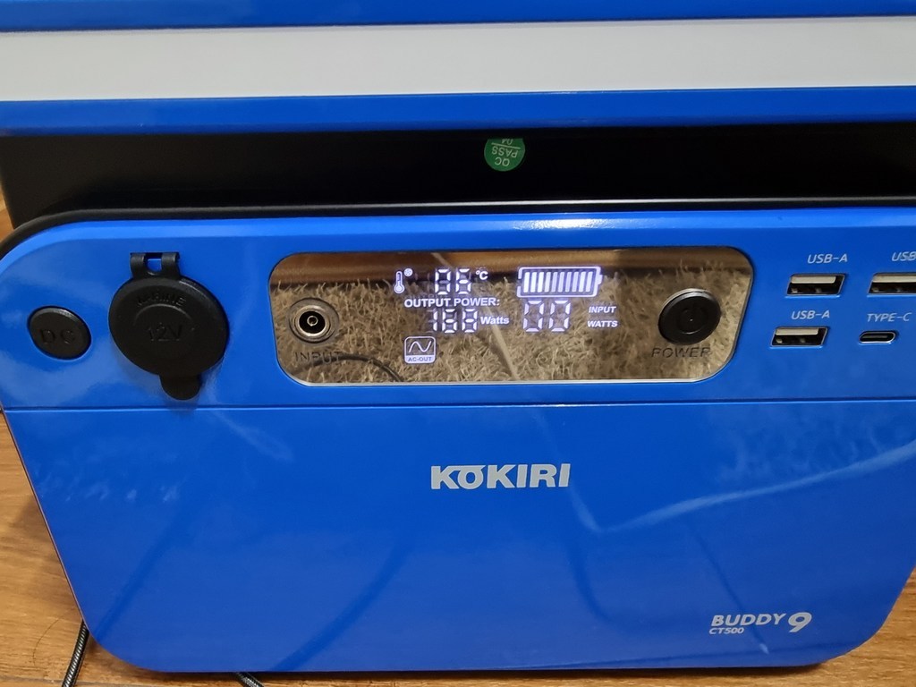 코끼리 버디9 파워뱅크 500W KC-CT500 / 캠핑용 배터리/ 518Wh / 인산철 배터리