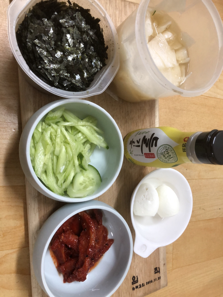 풀무원 들기름 메밀막국수 2인분