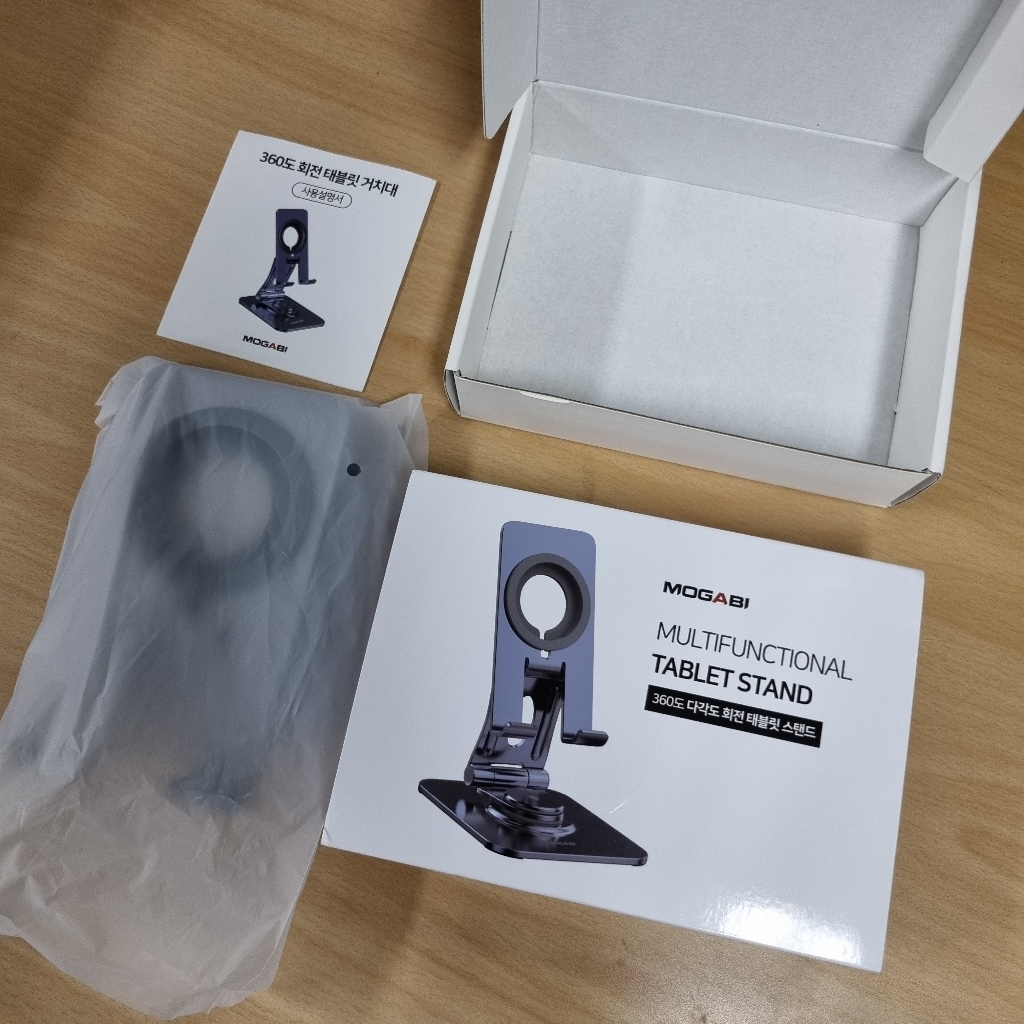 모가비 360도 회전기능 태블릿 거치대