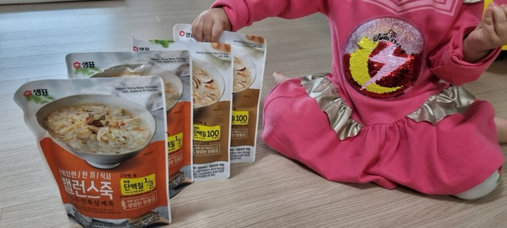 샘표 밸런스 발아현미 소고기죽 통녹두 전복 삼계죽