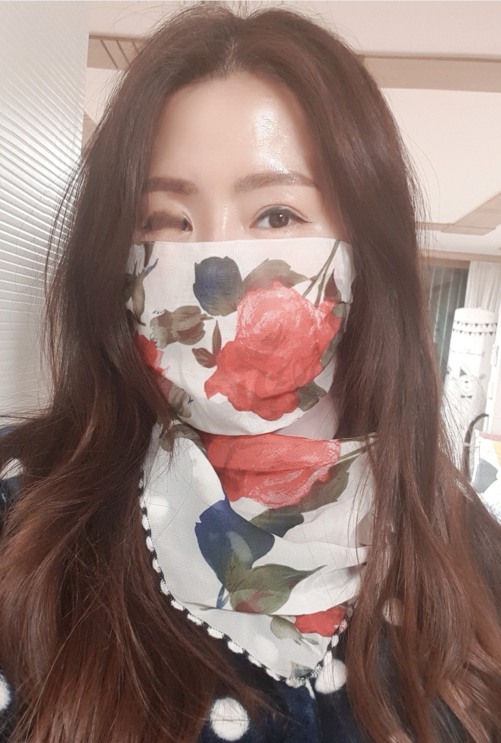 잇츠리빙 여성 스카프마스크 나들이 쿨목토시