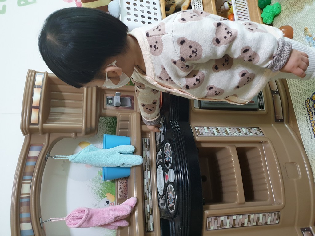 뽀뽀뽀 아동복 유아 곰돌이 니트 가디건 남아 여아 공용 봄 가을 옷 키즈 베이직 외투 아기 자켓 바람막이