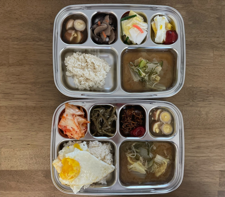 스텐 식판 6구