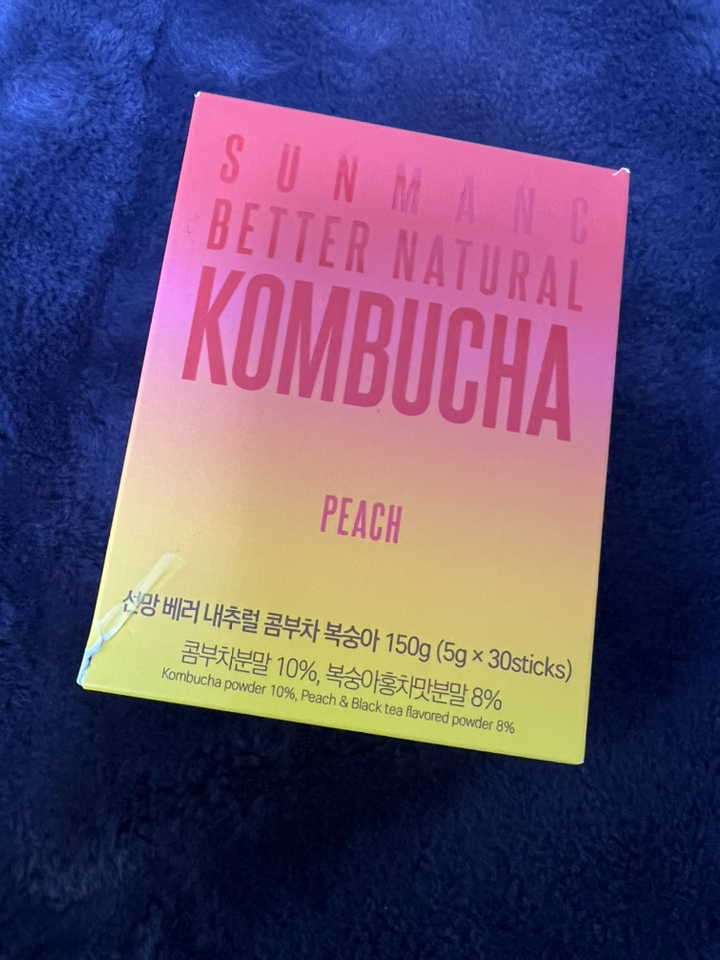 선망 콤부차 복숭아