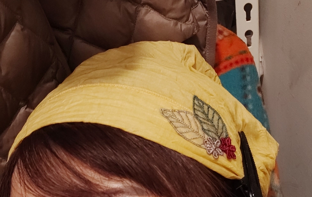 링클 쁘띠 쿨 두건 봄 여름 비니 중년 여자 모자