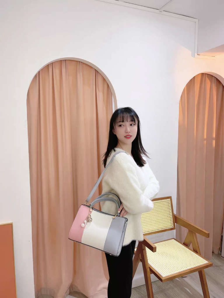 위위브렌 여성 지퍼 컬러 매칭 핸드백 숄더백 토트백 리뷰 후기