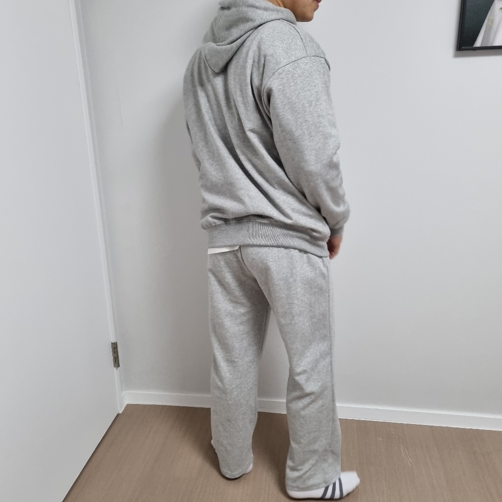 일루소 소프트 특양면 후드티 일자 트레이닝복 상하의