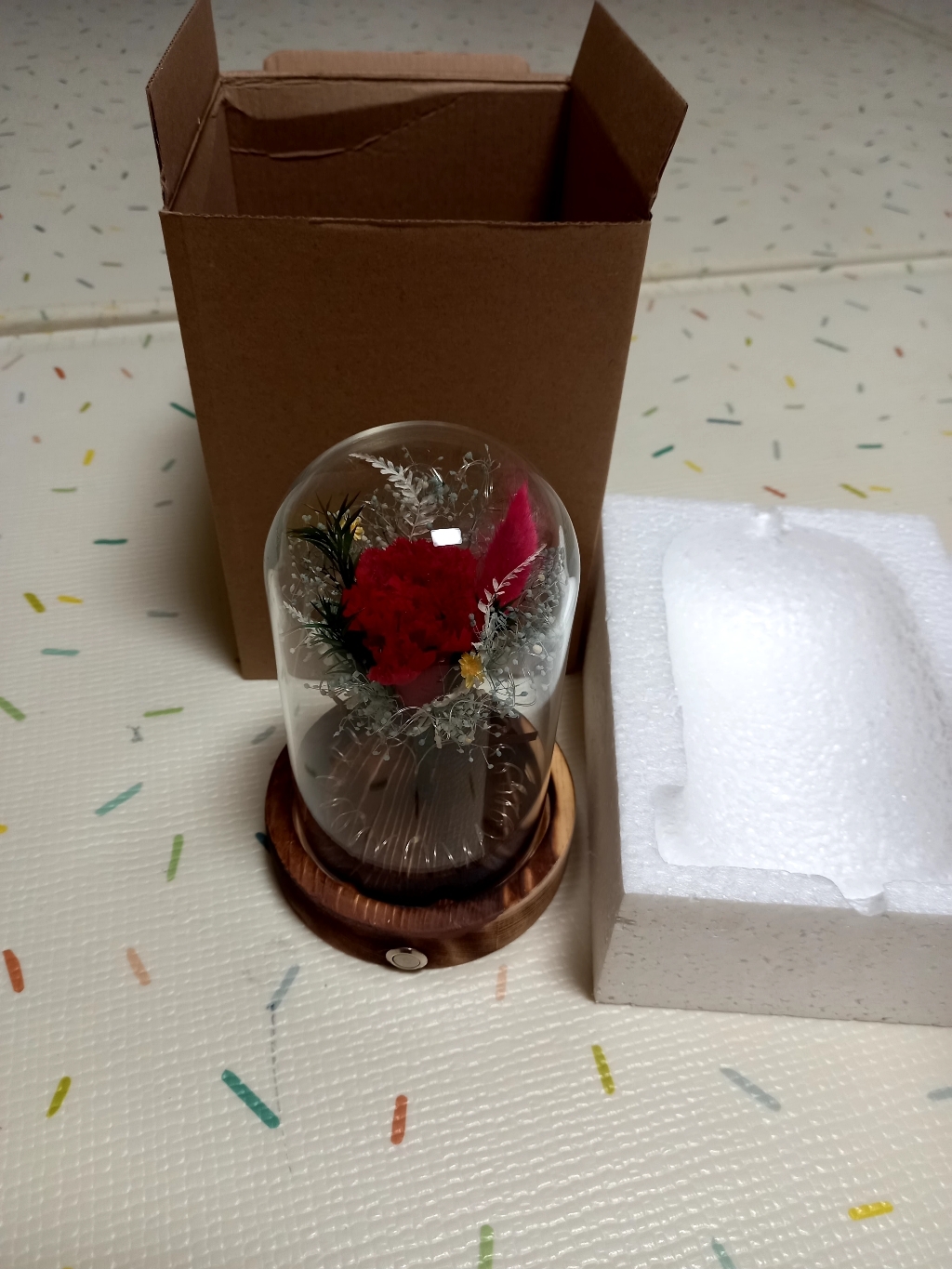 프리저브드 드라이플라워 카네이션 어버이날 스승의날 선물 리뷰후기