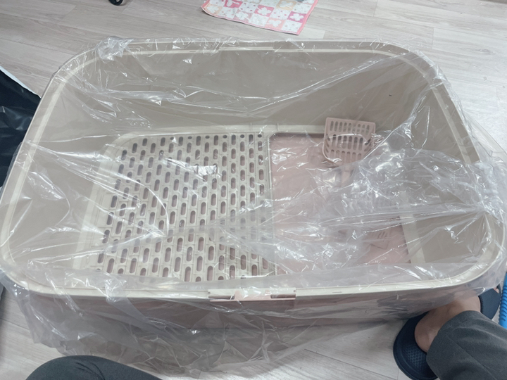 작품 고양이 탑도어형 화장실 모래삽 리뷰후기