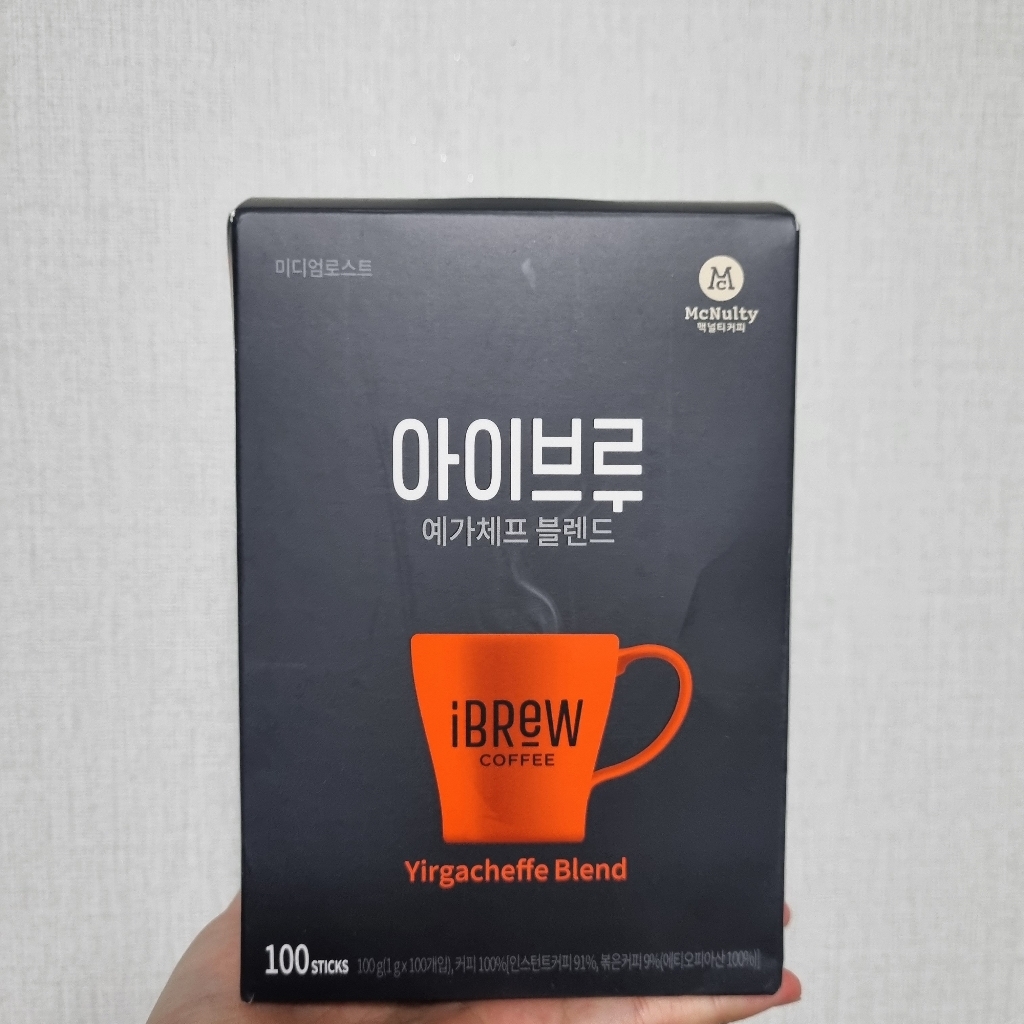 맥널티 아이브루 예가체프 블렌드 원두커피믹스 리뷰 후기