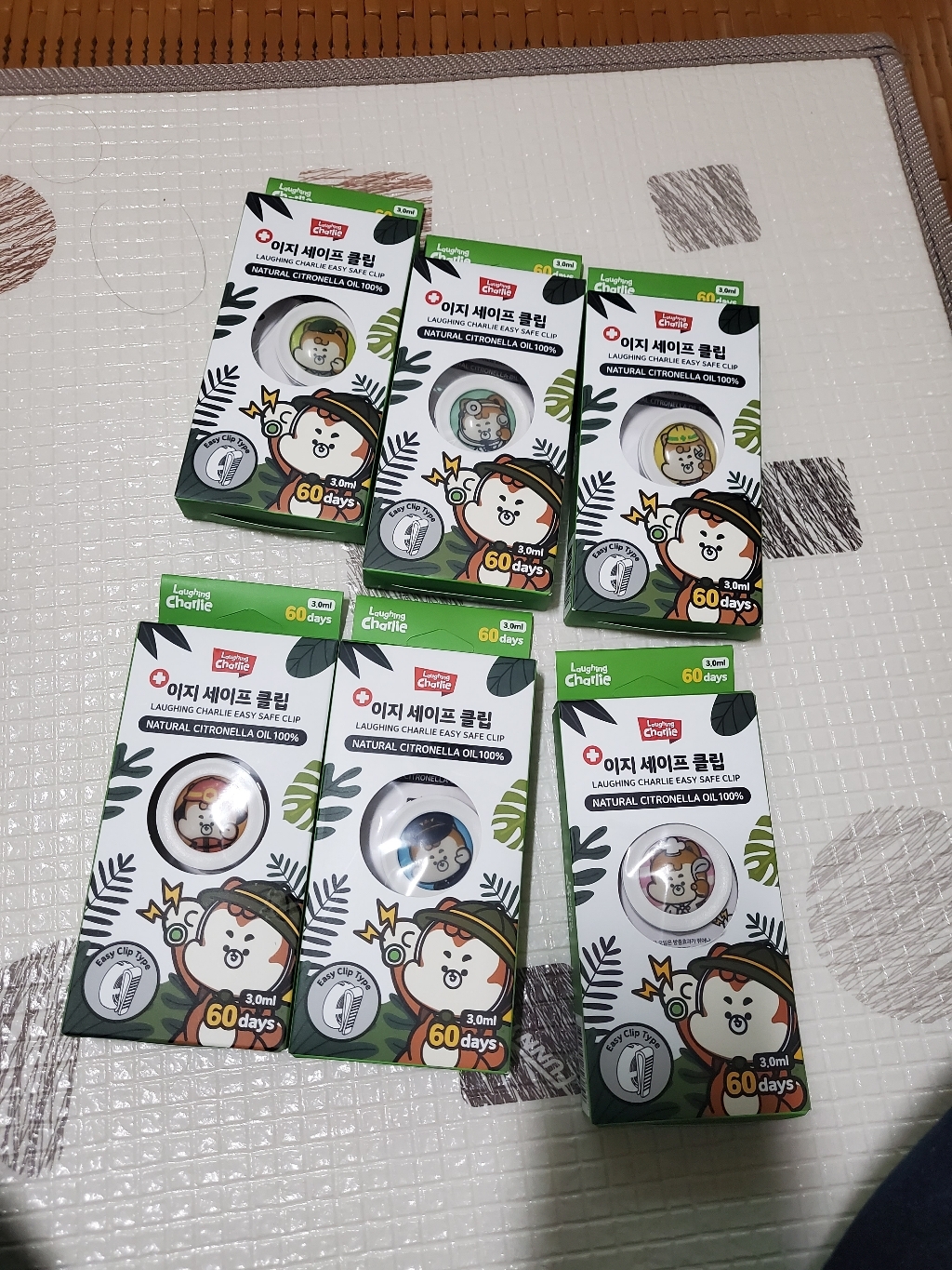 래핑찰리 이지 세이프 강아지 클립 6종