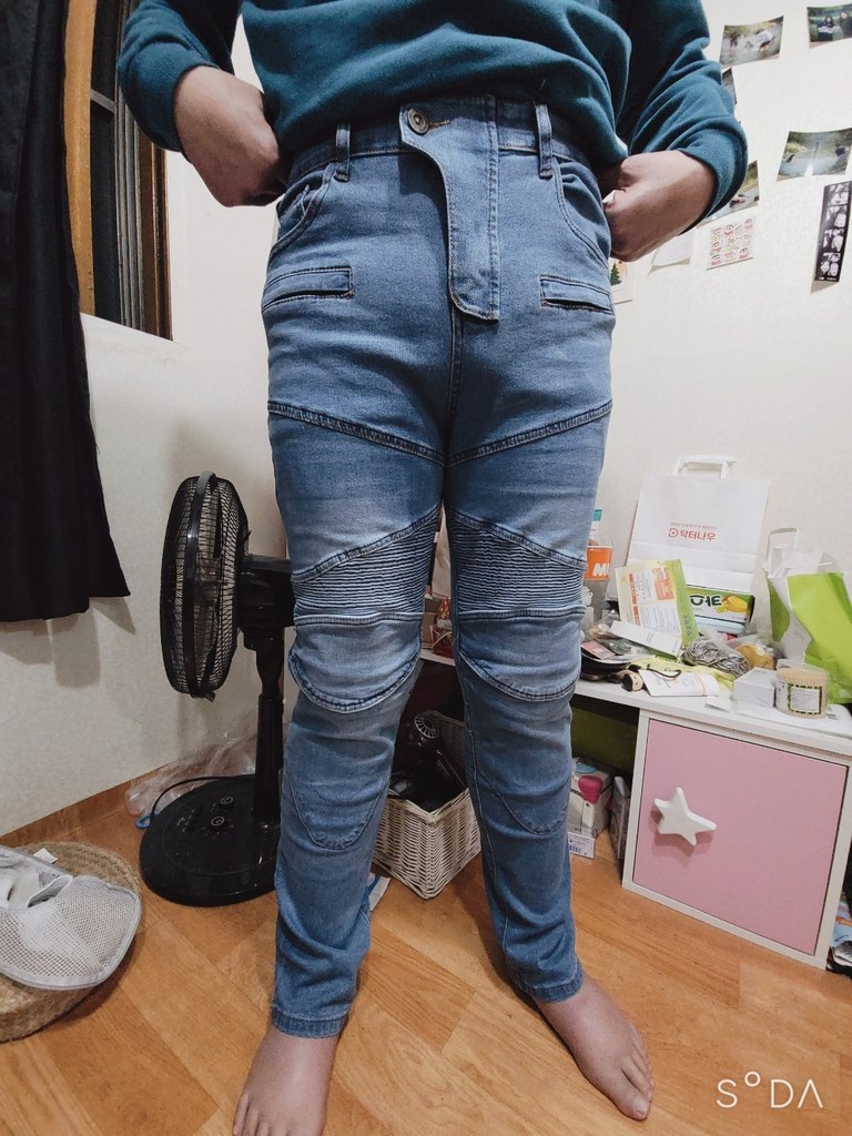라이딩진 오토바이바지 바이크팬츠 기모 방한 라이더 바이크 바지