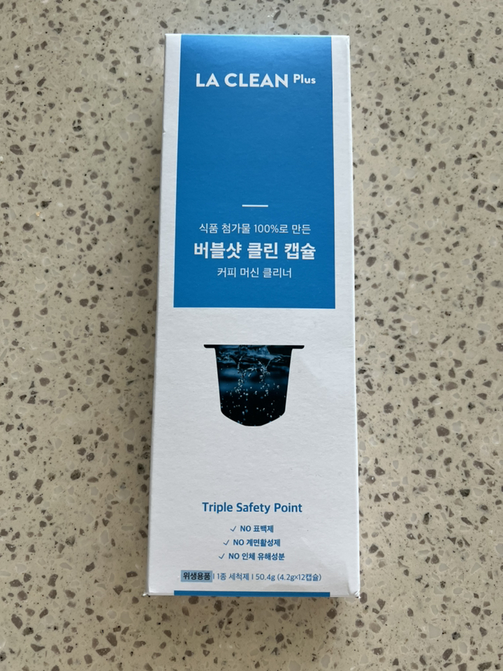 라클린플러스 버블샷 클린 캡슐 네스프레소 환 커피머신 청소 세척캡슐 4 12개