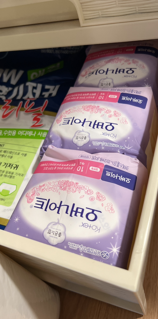 좋은느낌 코텍스 오버나이트 생리대 일반형 10개입