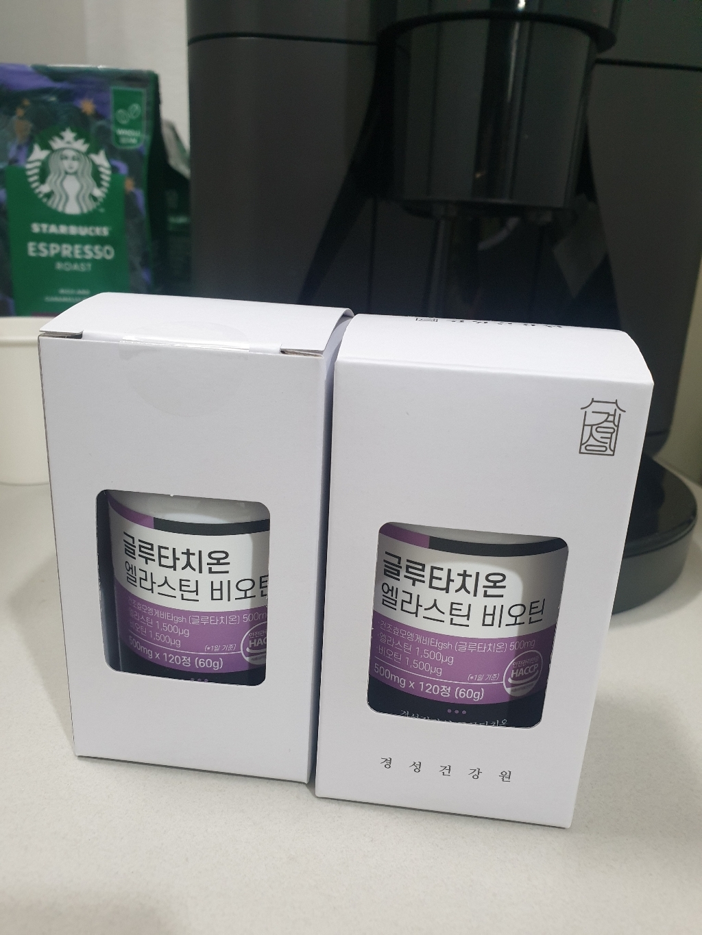 경성건강원 글루타치온 프랑스 엘라스틴 비오틴 어린 피쉬 콜라겐 120정